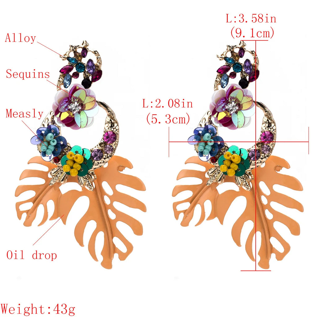 Tropicana Cute Statement Earrings