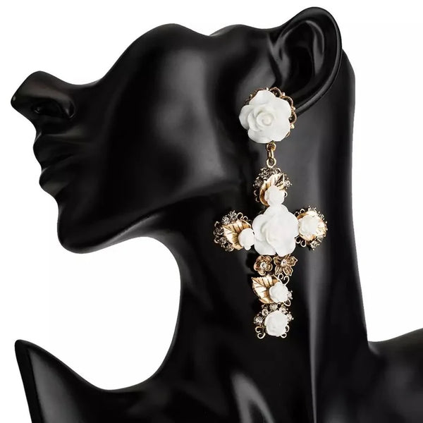 Roxa Cross Earrings