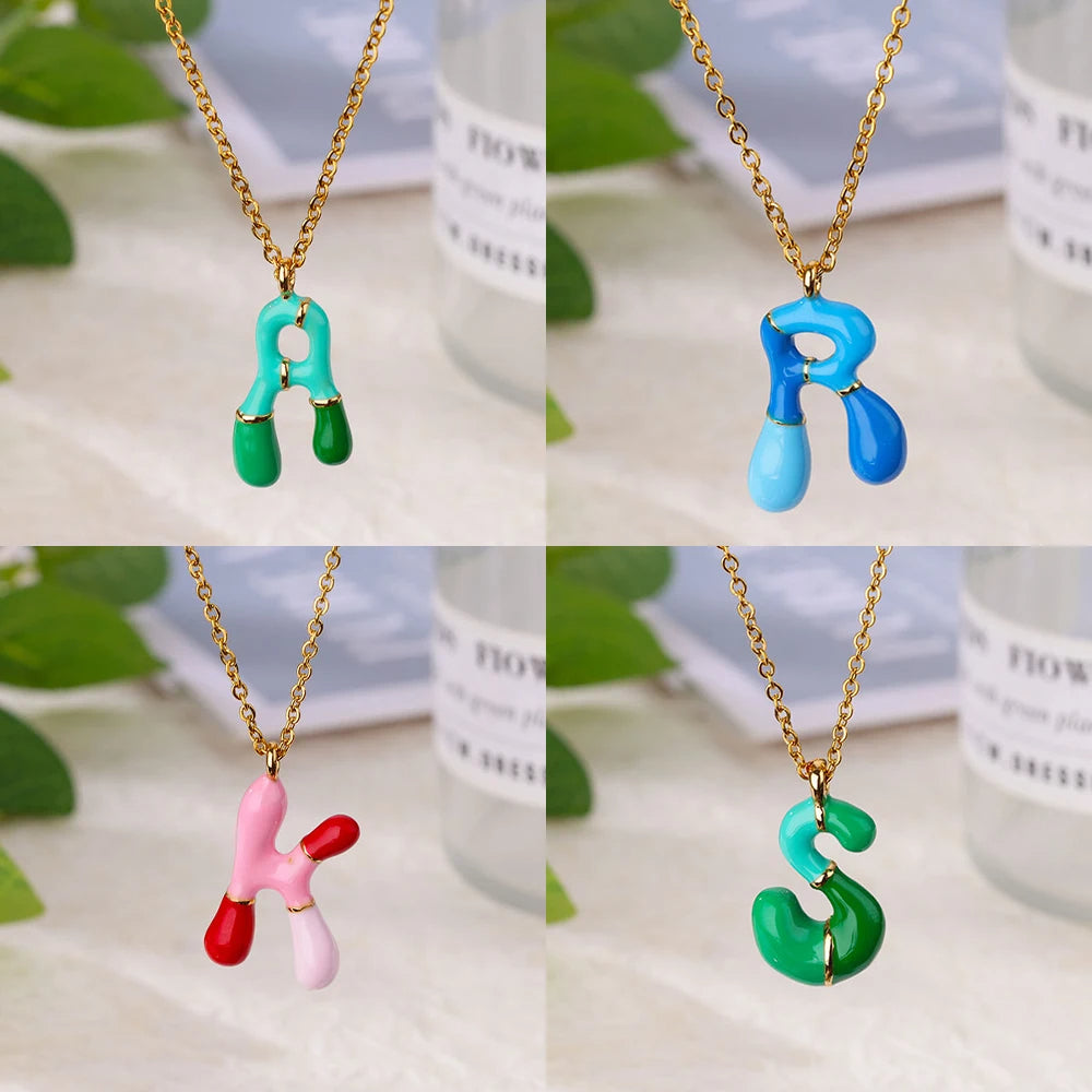 Happy Letters Necklace