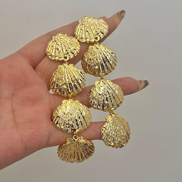 Shell Drop Earrings