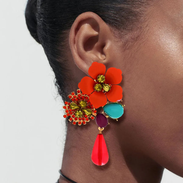 Rhianna Floral Earrings