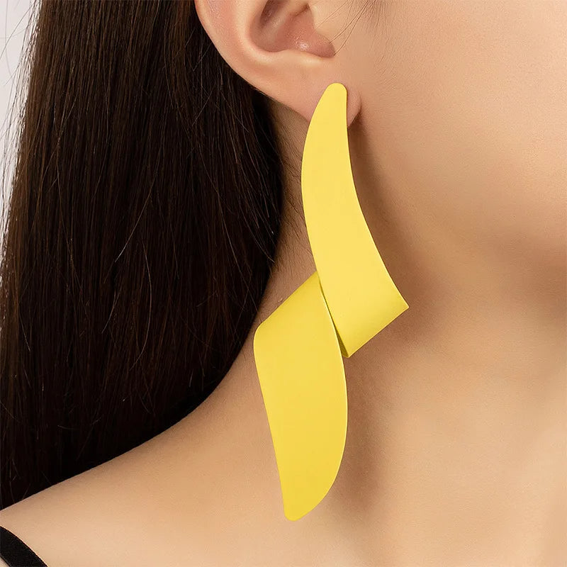 Zigzag Drop Earrings