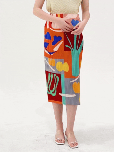 Geometric Print Maxi