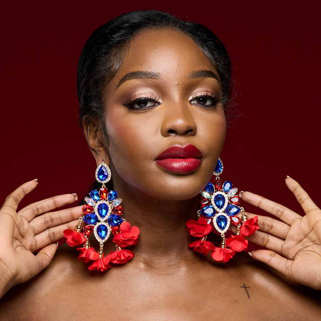 Pretty Caribbean Earrings