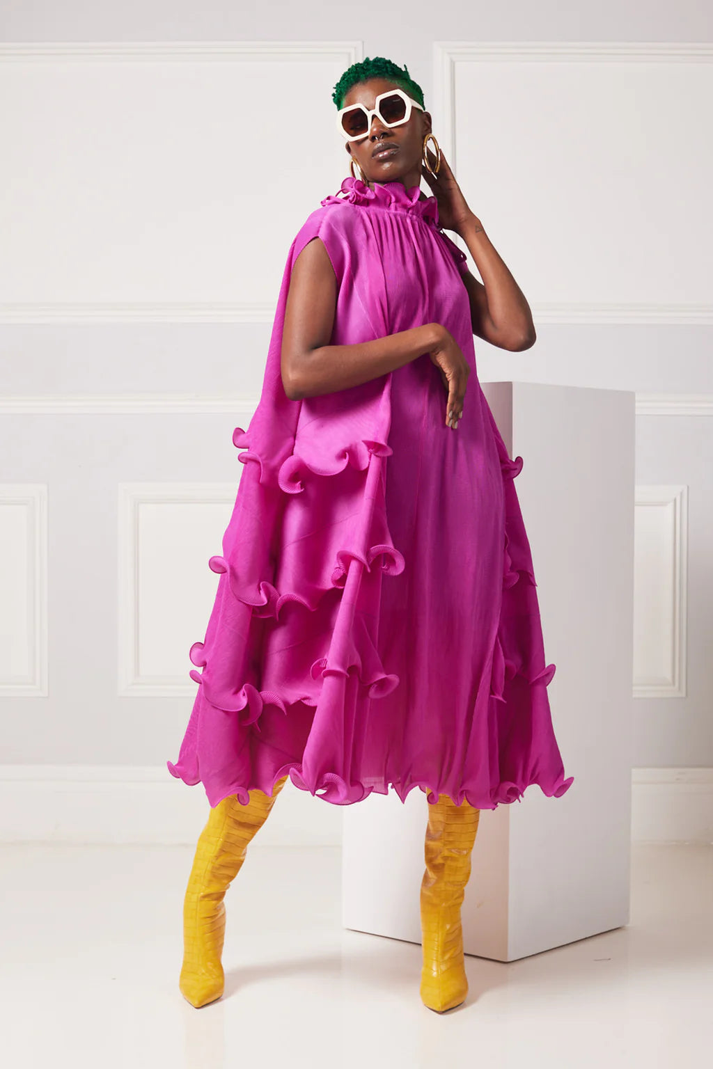 Thornberry Wavy Pleated