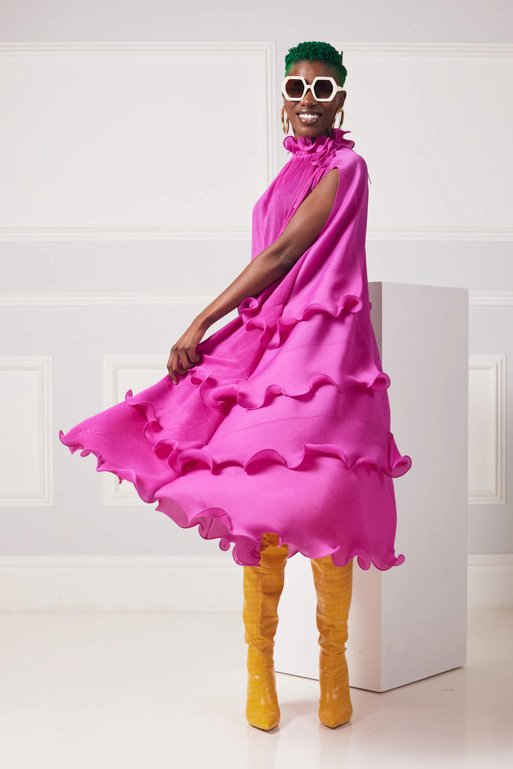 Thornberry Wavy Pleated