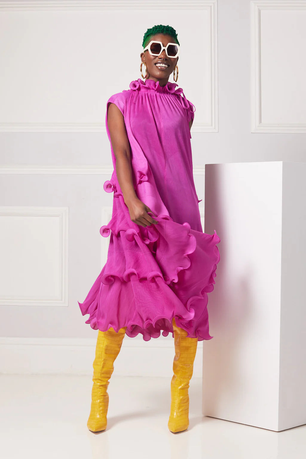 Thornberry Wavy Pleated