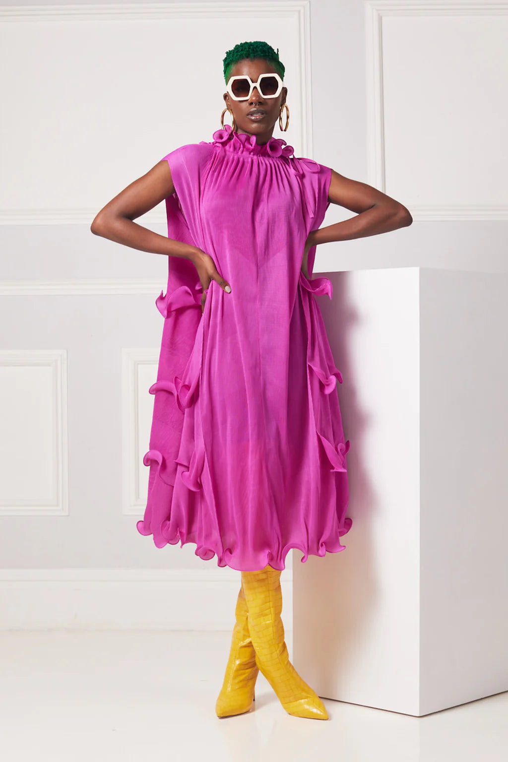 Thornberry Wavy Pleated