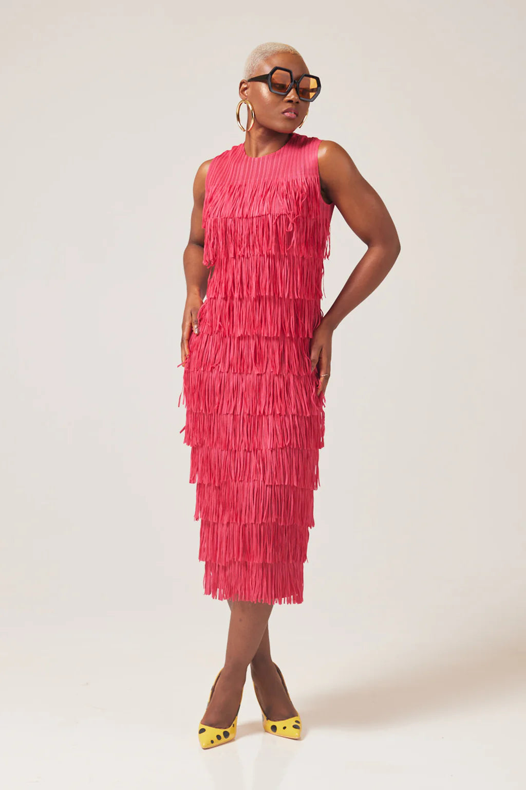 Pink Nanstich Fringe