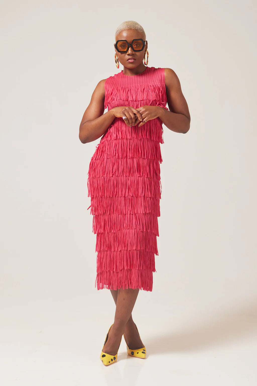 Pink Nanstich Fringe