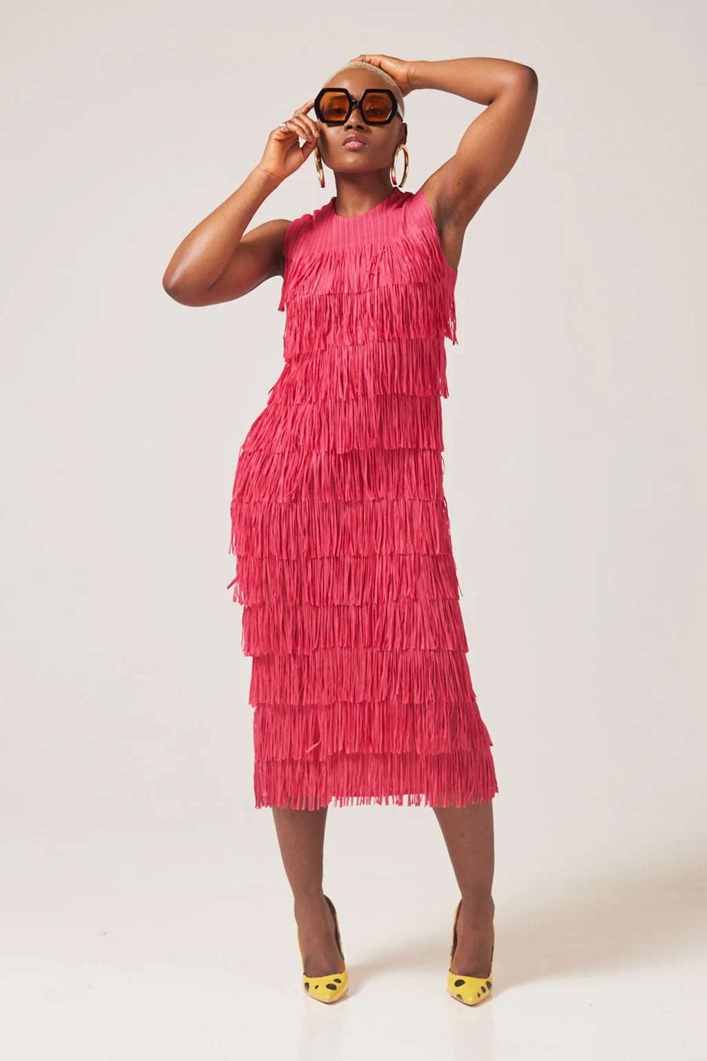 Pink Nanstich Fringe