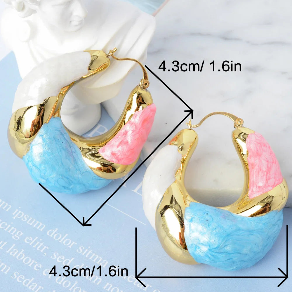 Pastel Chunky Hoops