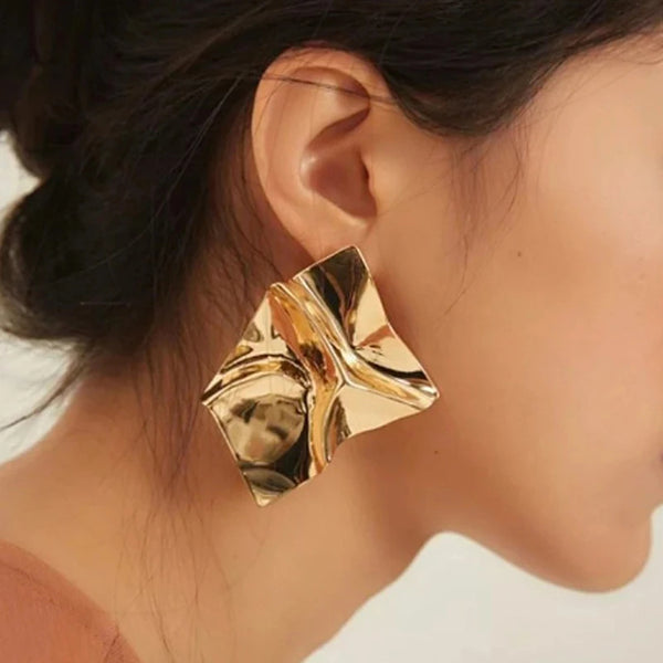 Souk Brass Maxi Studs