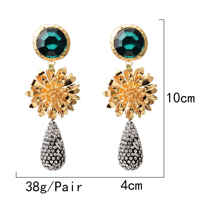 Zoey Crystal Earrings