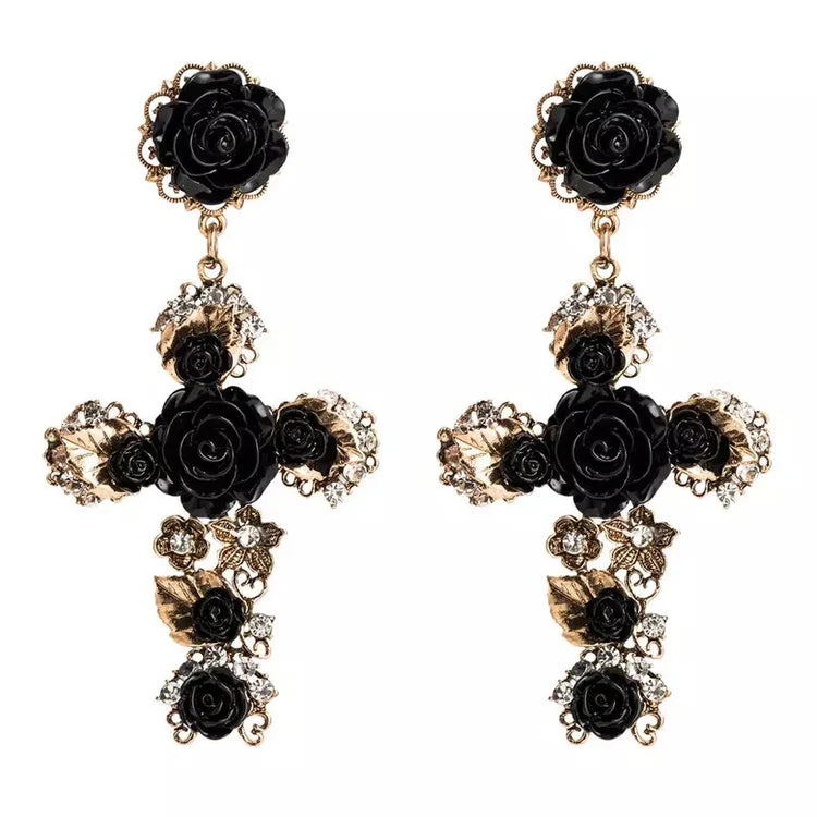 Roxa Cross Earrings