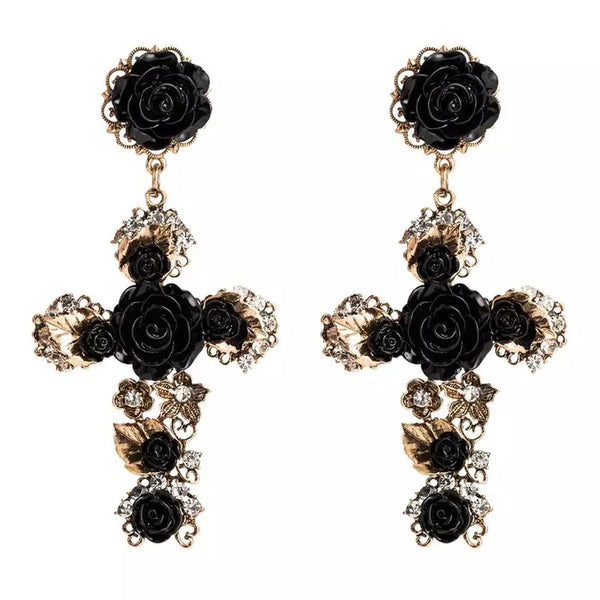 Roxa Cross Earrings