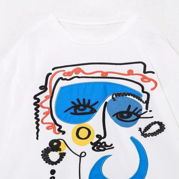 Blue Face Stitch