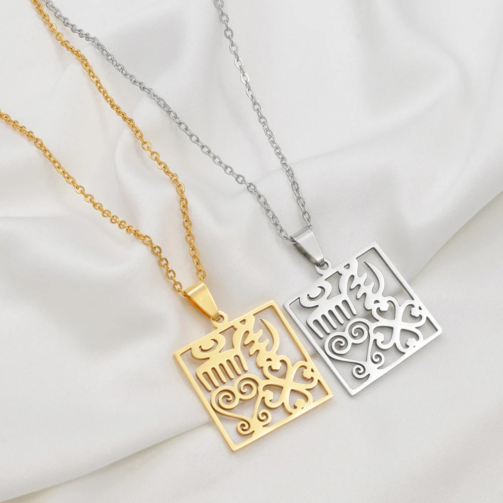 Jojo Square Necklace