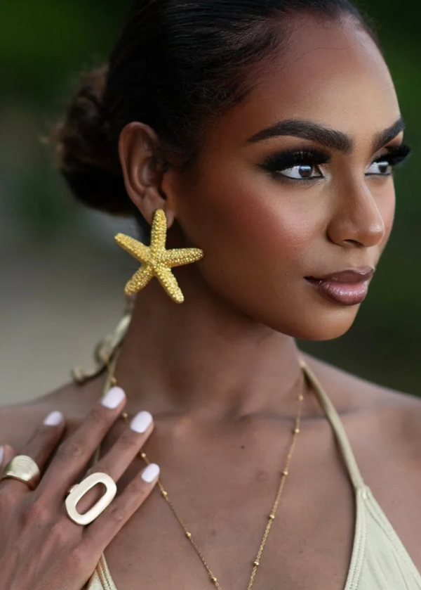 Oversized Starfish Studs