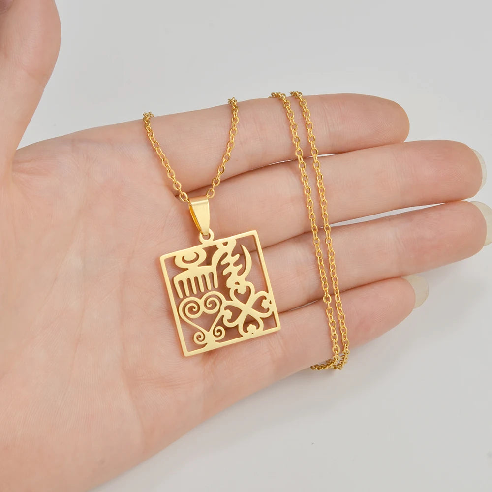 Jojo Square Necklace