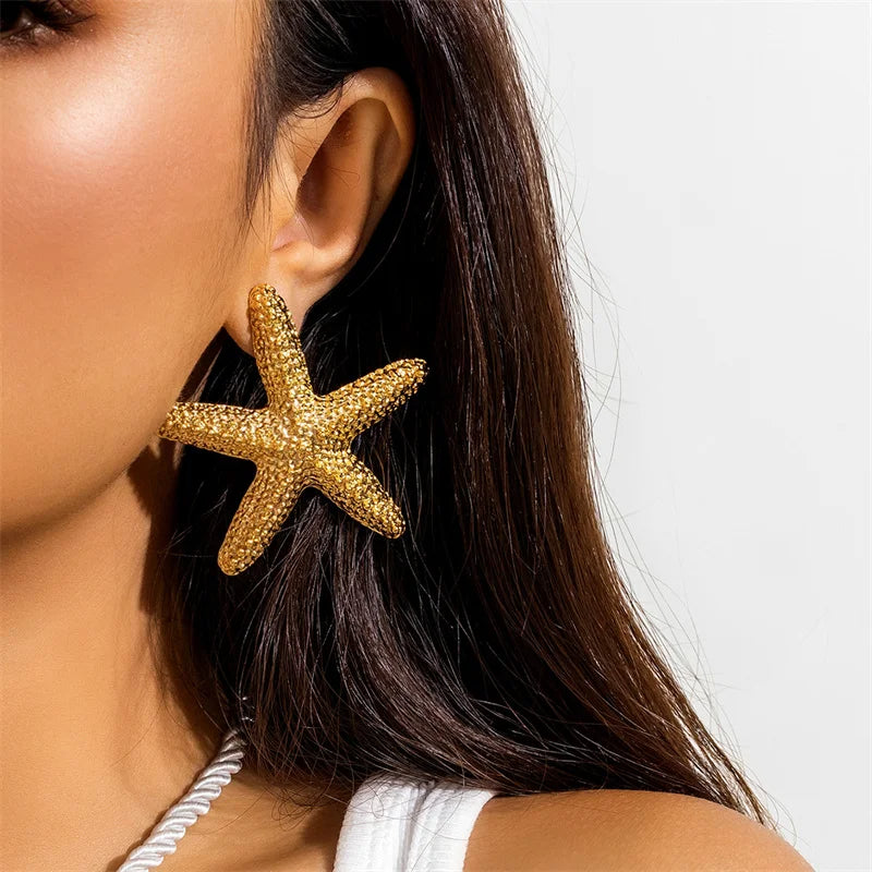 Oversized Starfish Studs