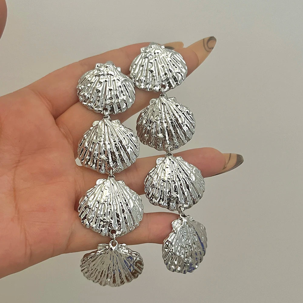 Shell Drop Earrings