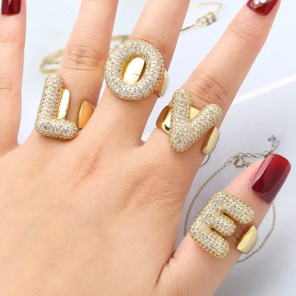 Crystal Bubble Letter