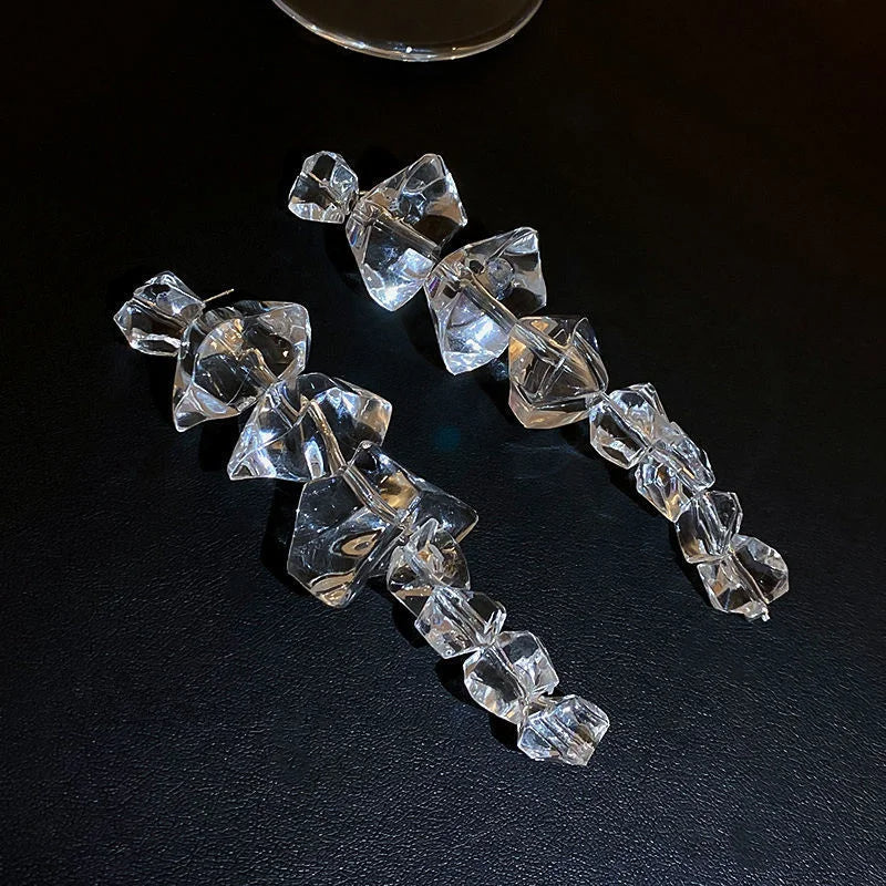 Ice Drop Acrylic Earrings