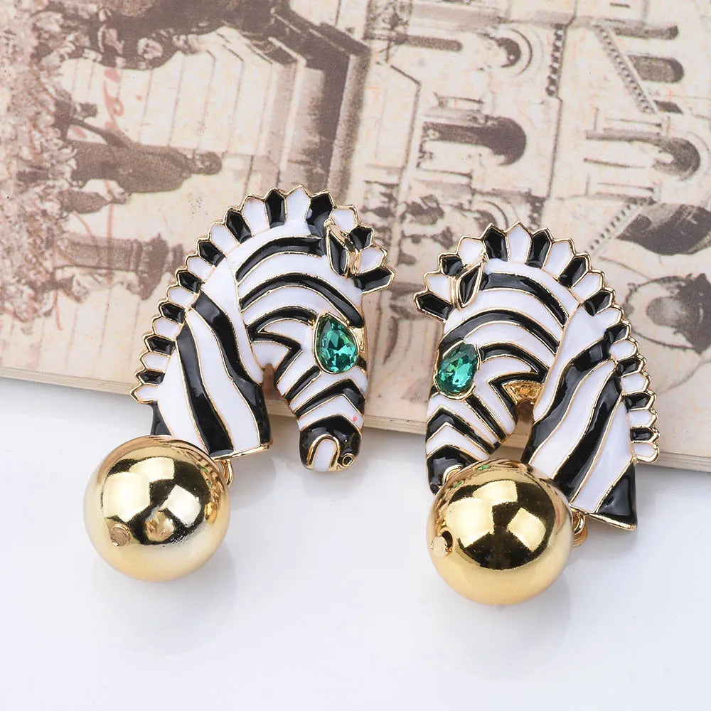 Zebbie Statement Studs