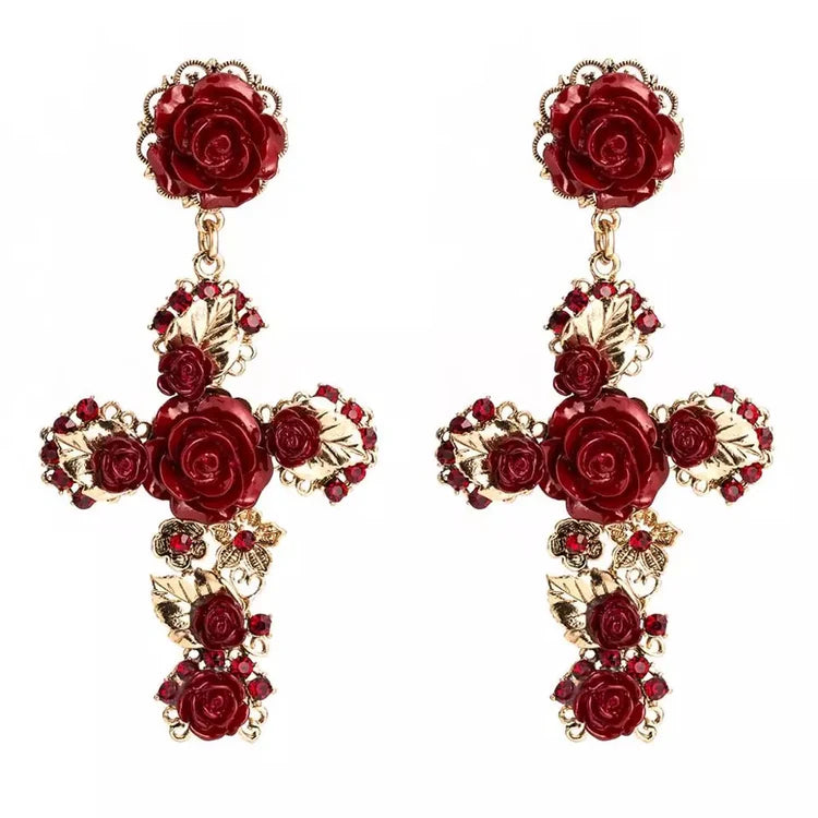 Roxa Cross Earrings