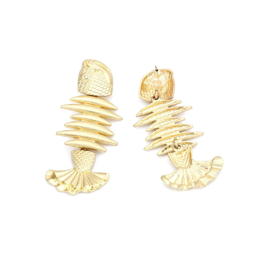 Pensa Fish Bone Earrings