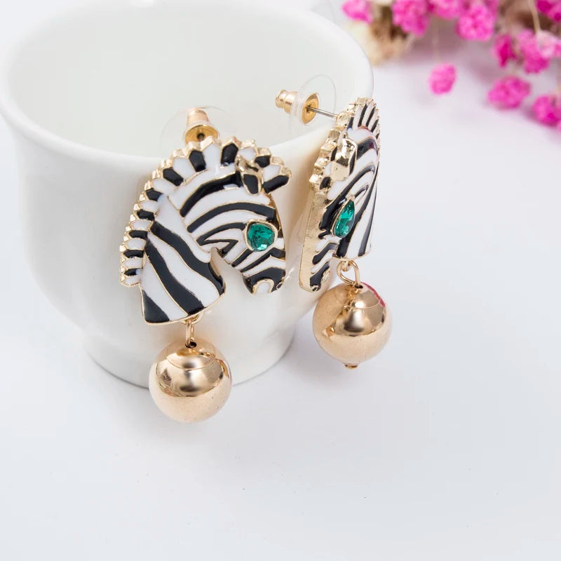 Zebbie Statement Studs