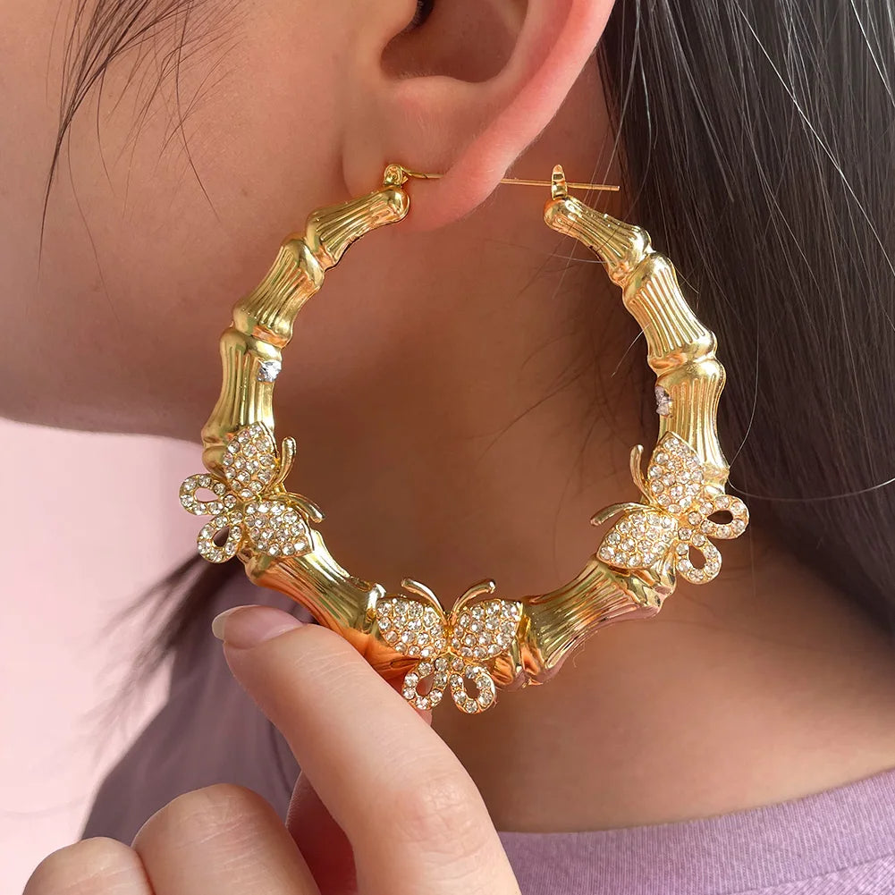 Butterfly Bamboo Hoops