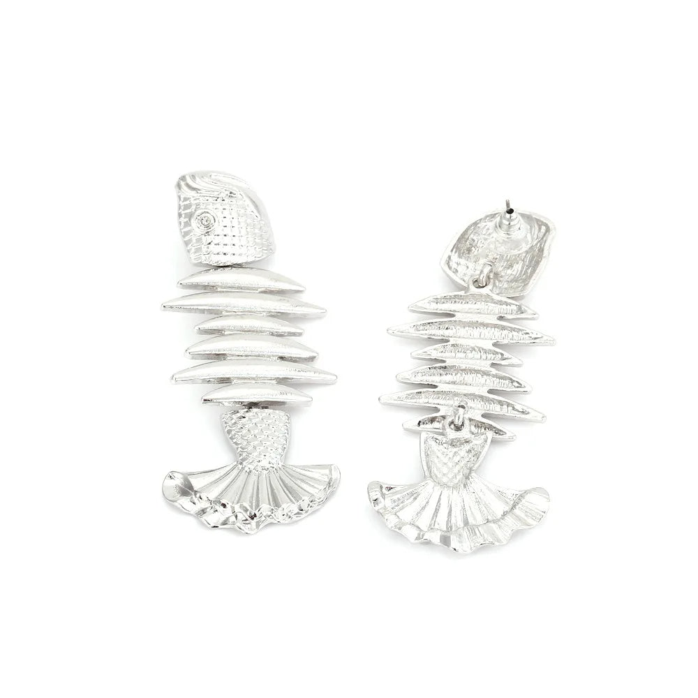 Pensa Fish Bone Earrings