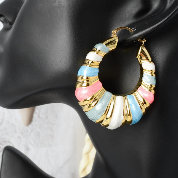 Pastel Chunky Hoops