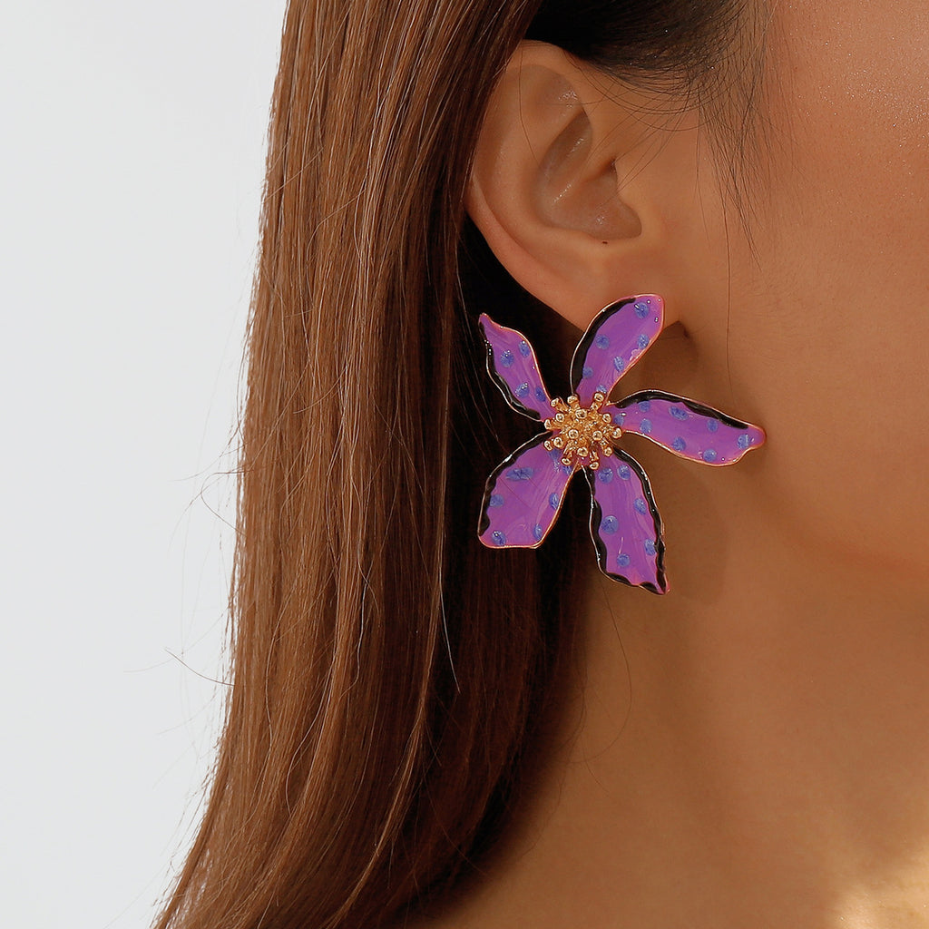 Orchid Statement Studs