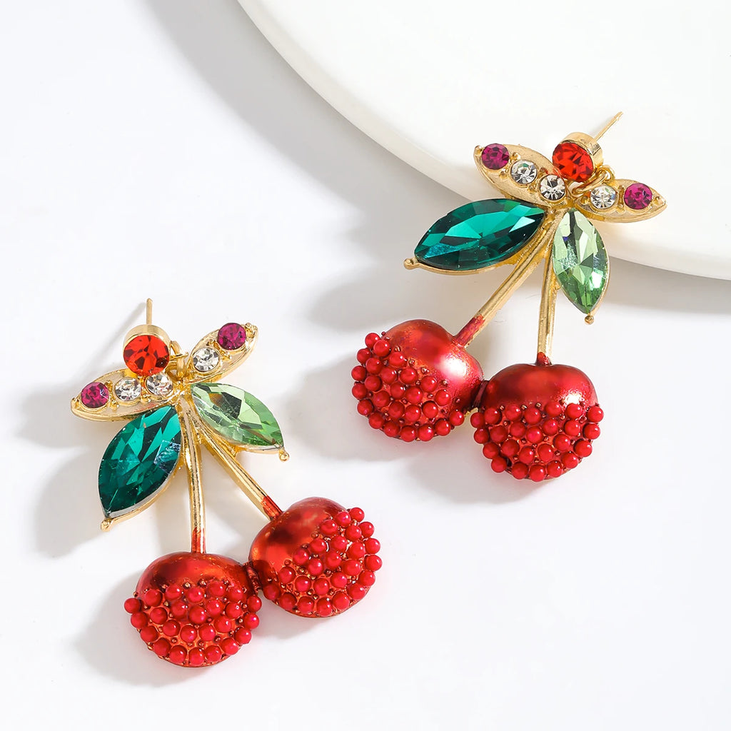 Cute Cherry Studs