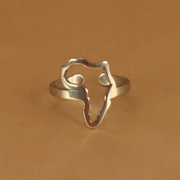 Africa Outline Map Ring