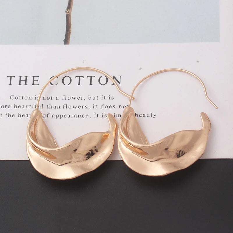 Ushape Brass Hoops