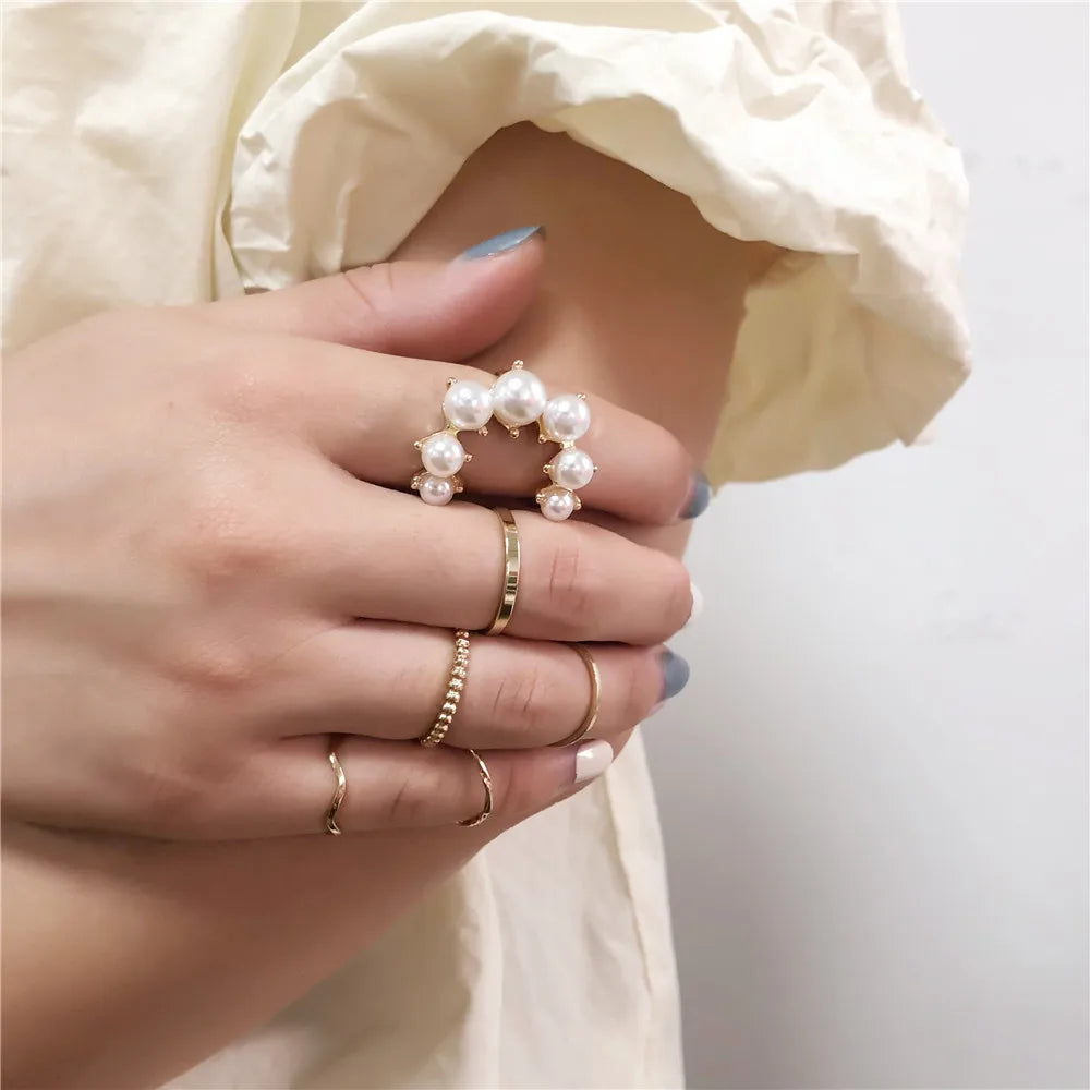 Pearl Resizable Ring