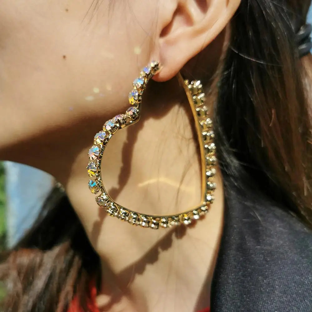 Sweetheart Hoop Earrings