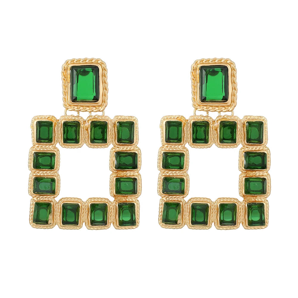 Square Statement Earrings