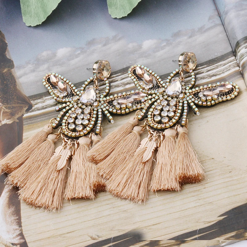 Crystal Bee Tassel