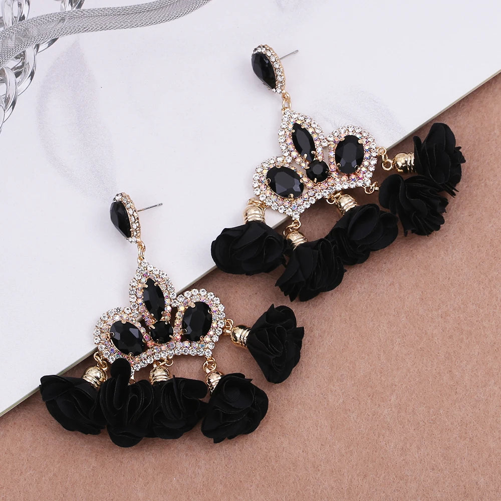 Crown Floral Earrings