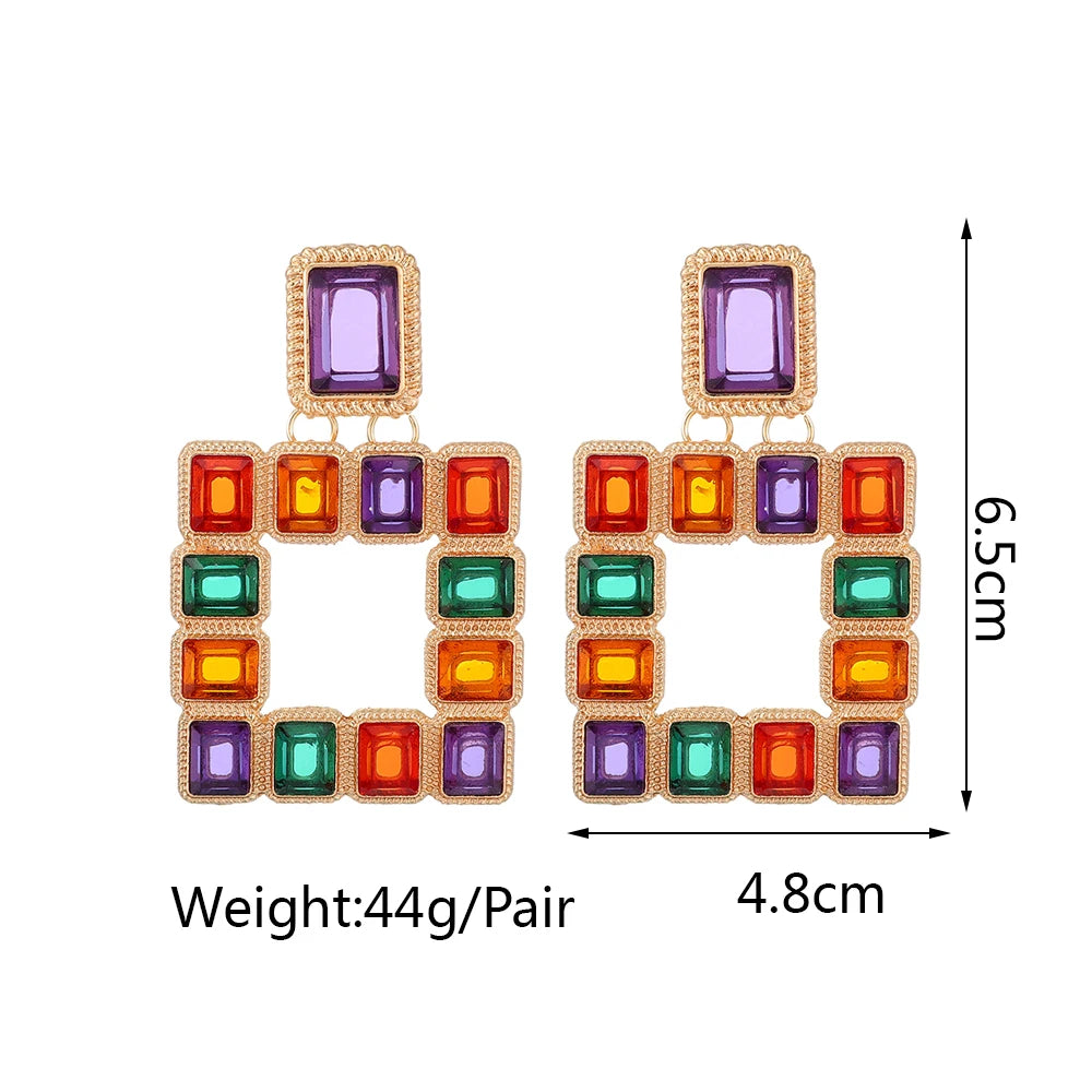 Square Statement Earrings