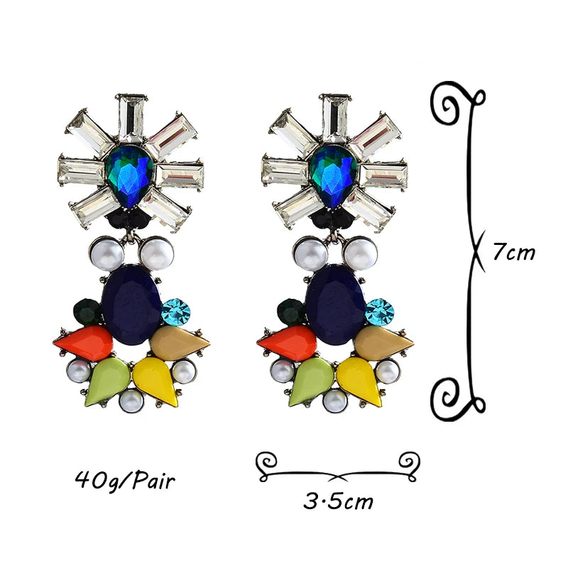 Viola Drop Earrings