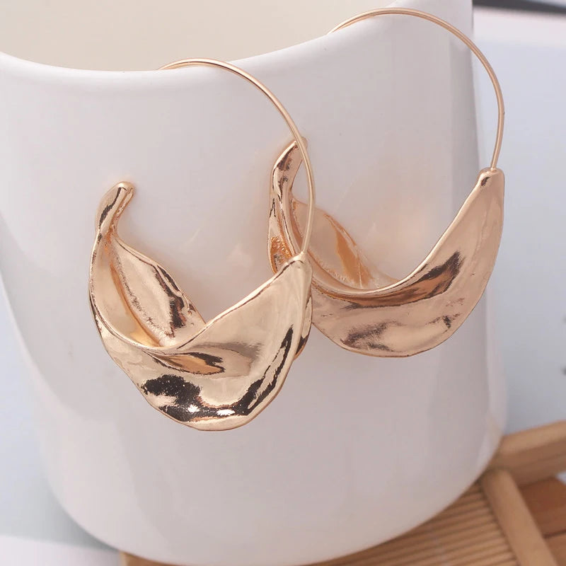 Ushape Brass Hoops