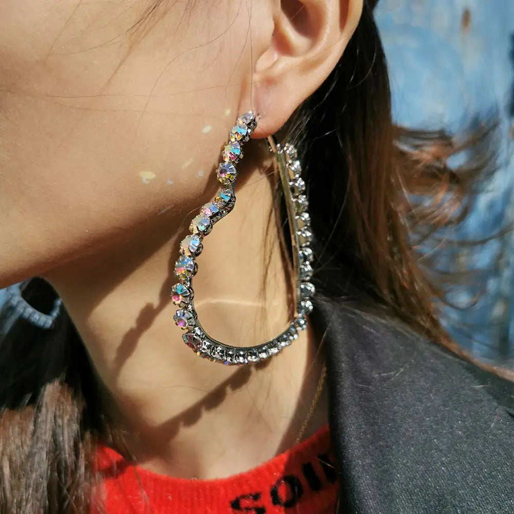 Sweetheart Hoop Earrings