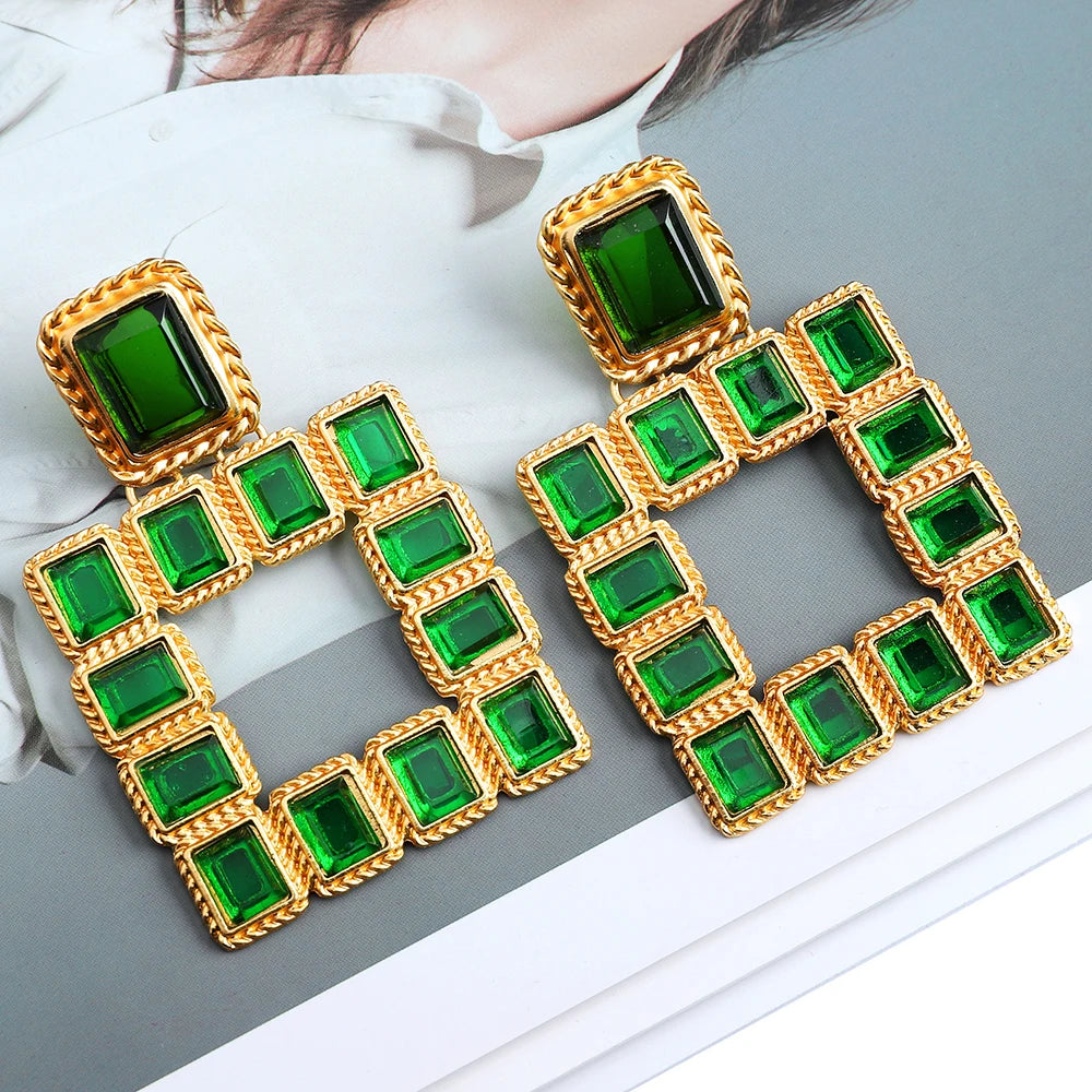 Square Statement Earrings