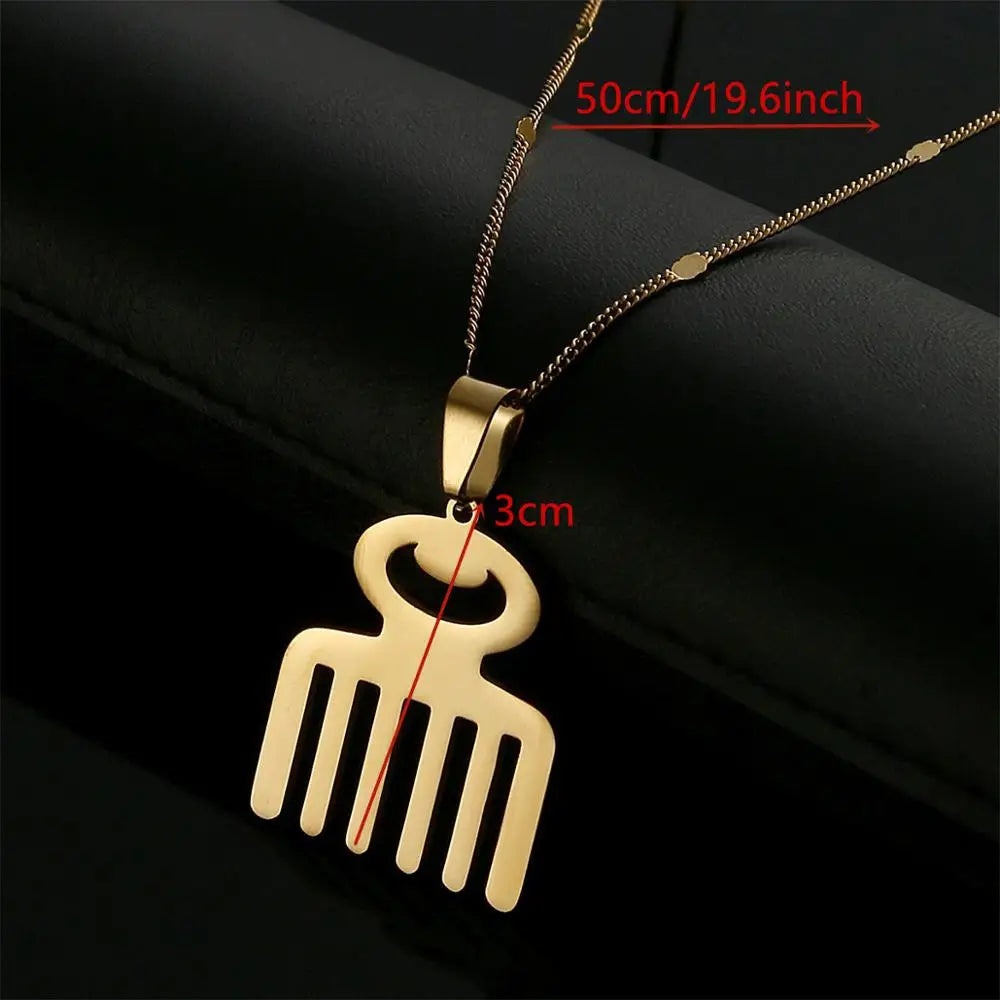 Duafe Comb Necklace